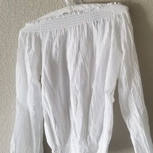 Off The Shoulder Shirt Blouse